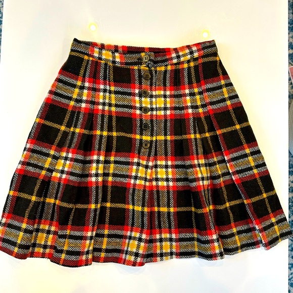 Bobbie Brooks Dresses & Skirts - Vintage 70s Wool Skirt Bobbie Brooks Size XS 23in waist